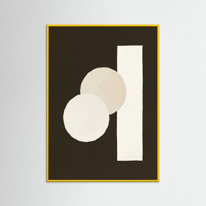 Yellow Wood Geometric Abstraction