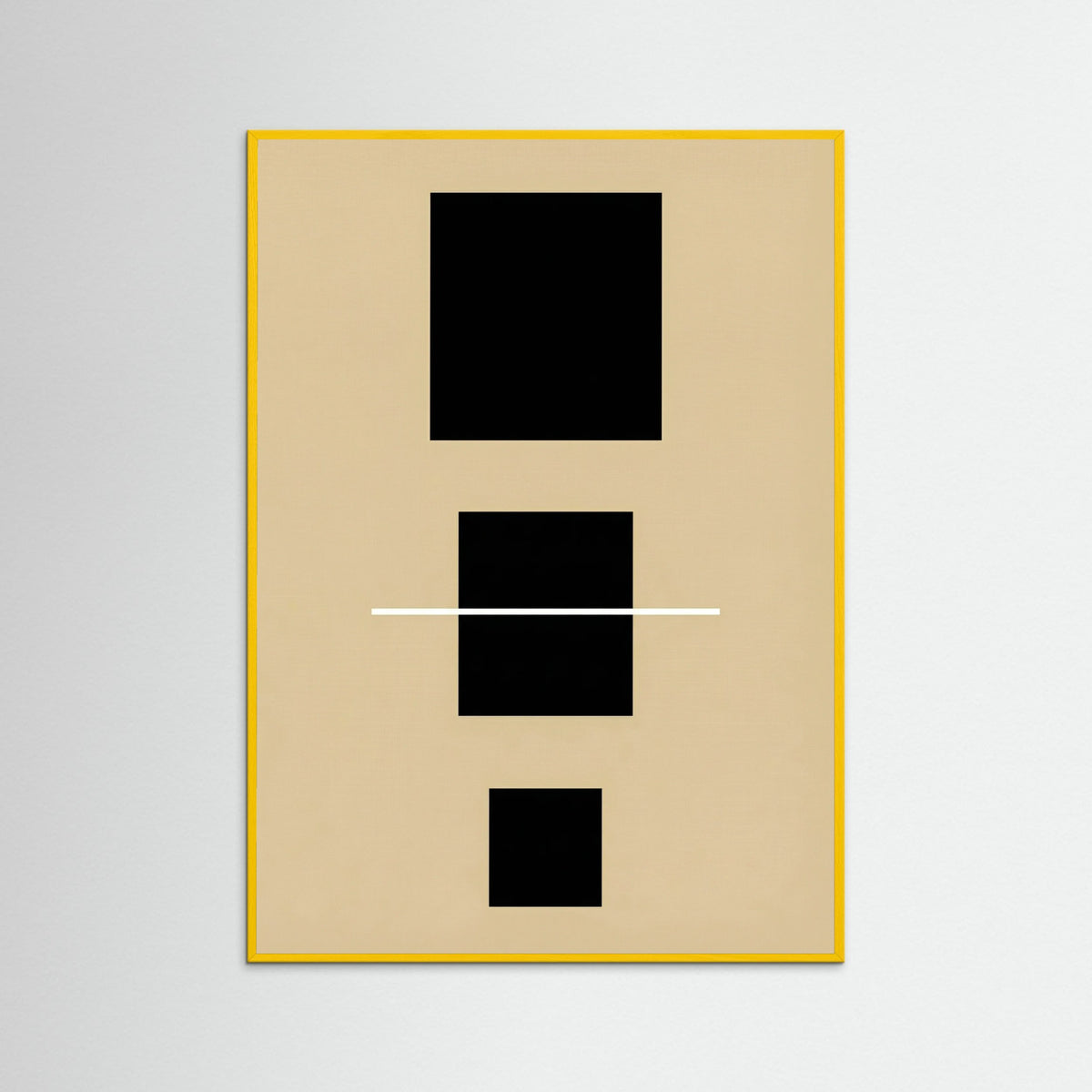 Yellow Wood Geometric Balance