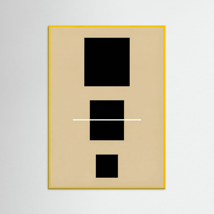 Yellow Wood Geometric Balance