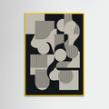 Yellow Wood Geometric Harmony