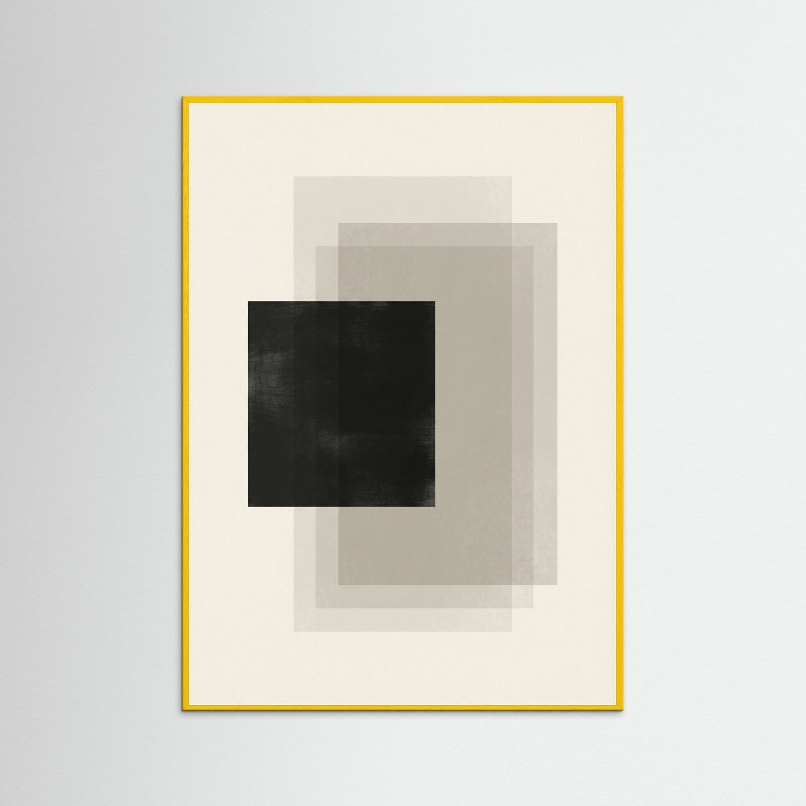 Yellow Wood Geometric Layers