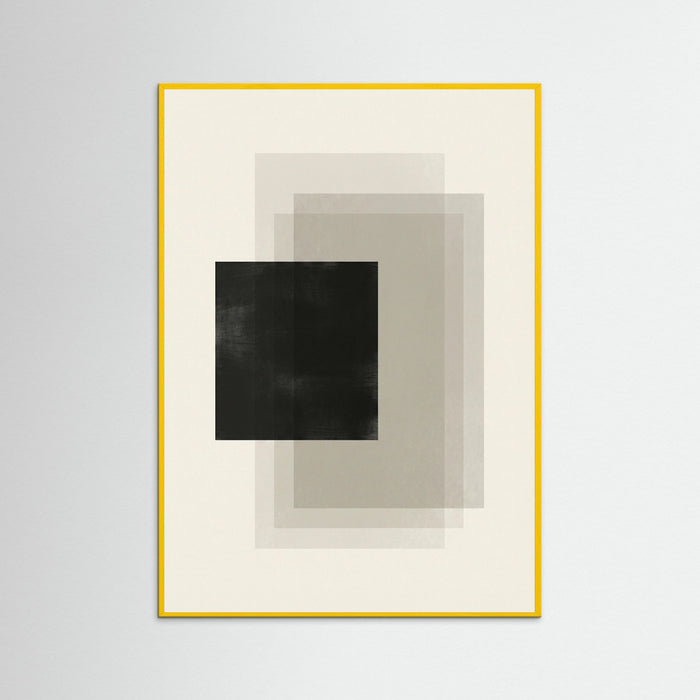 Yellow Wood Geometric Layers