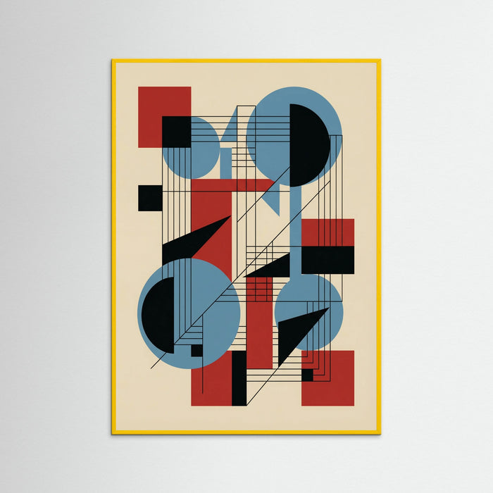 Yellow Wood Geometric Modernism