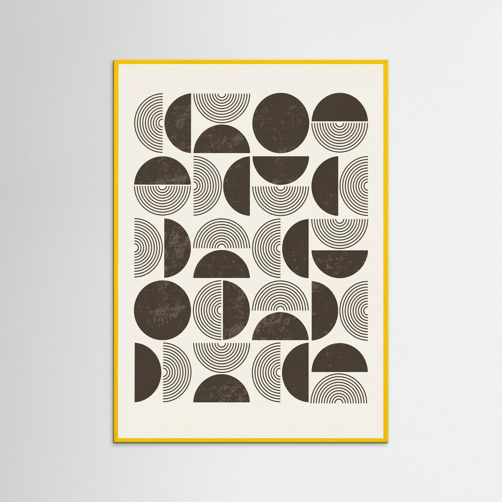 Yellow Wood Geometric Rhythms