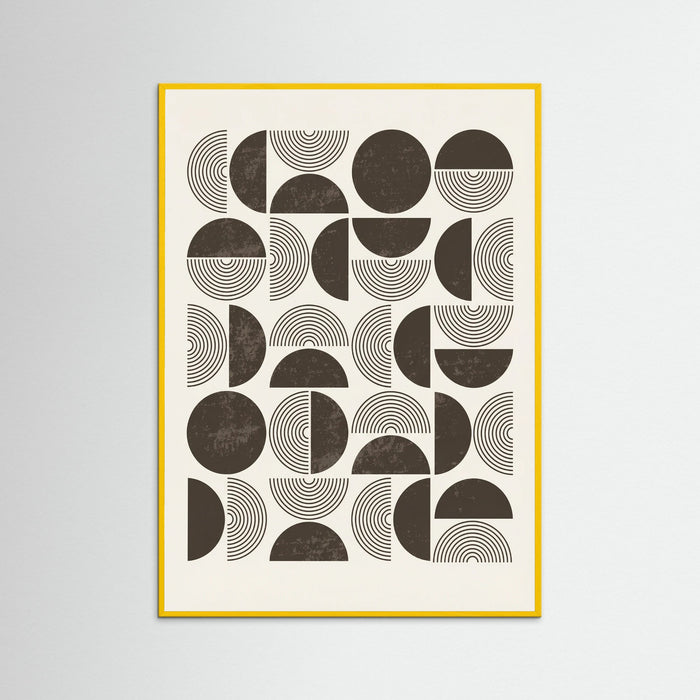 Yellow Wood Geometric Rhythms