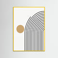 Yellow Wood Geometric Stillness