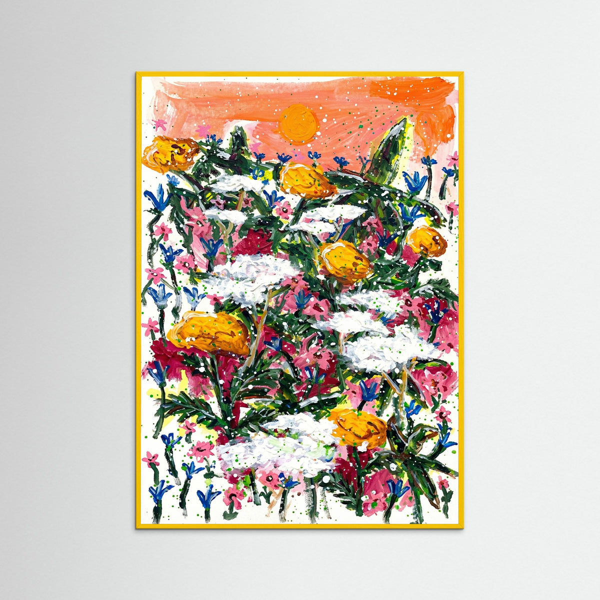 Yellow Wood Golden Hour Meadow