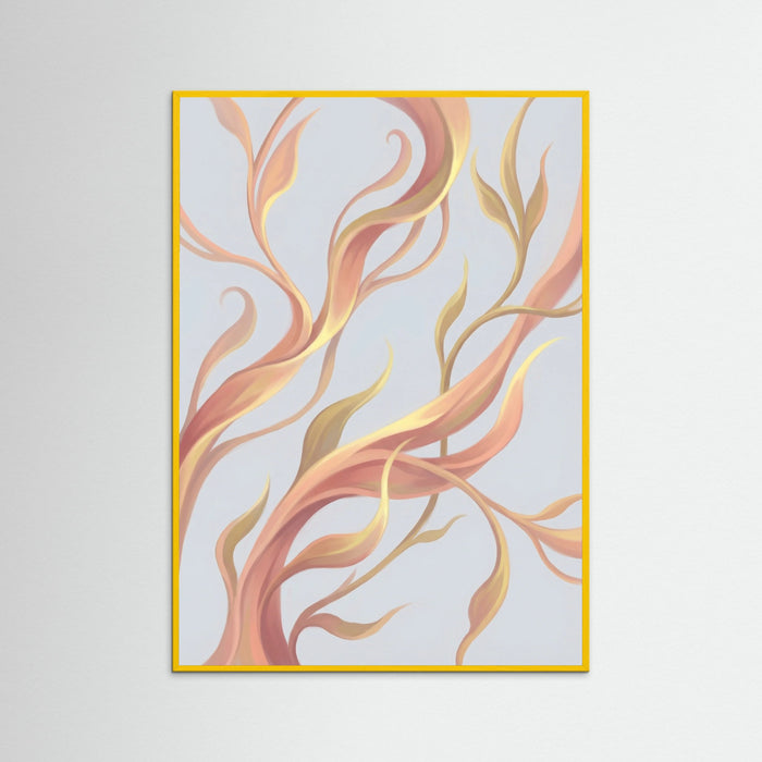 Yellow Wood Golden Petal Flow