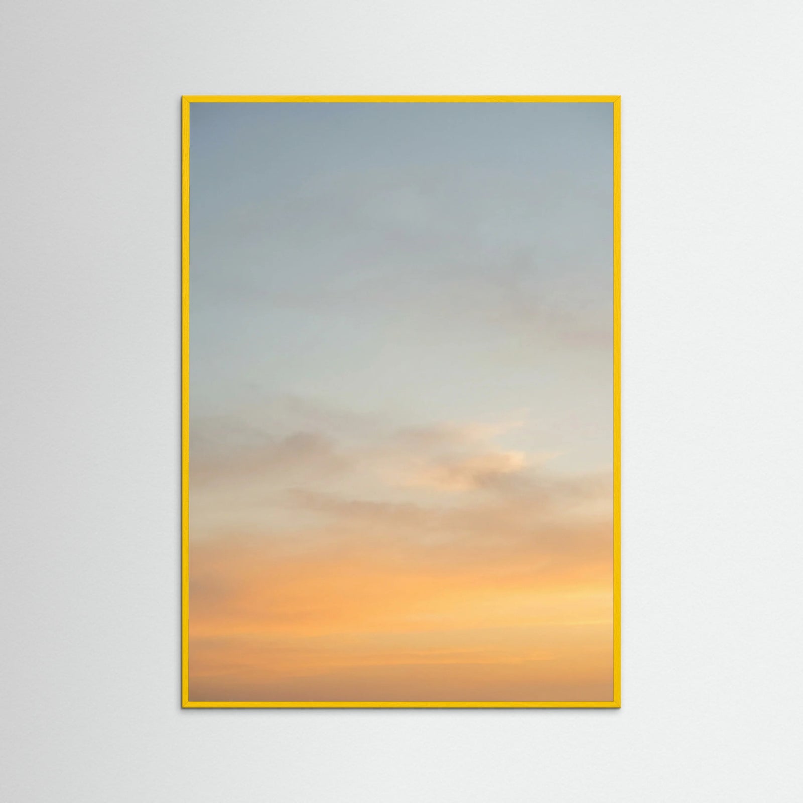 Yellow Wood Golden Sky Horizon