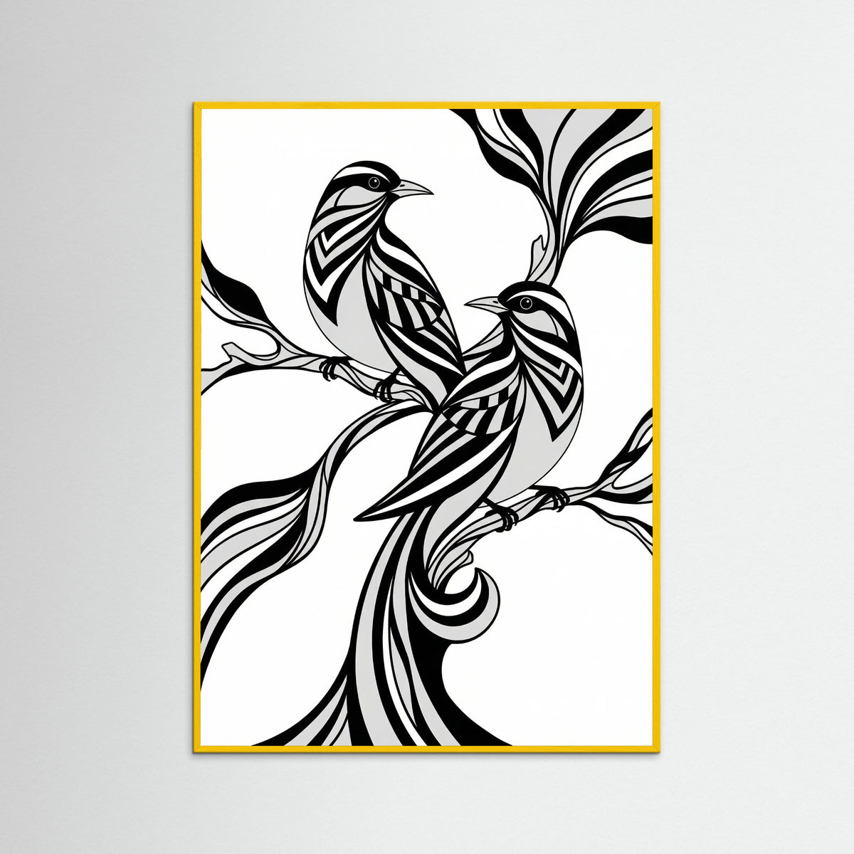 Yellow Wood Graceful Stripes