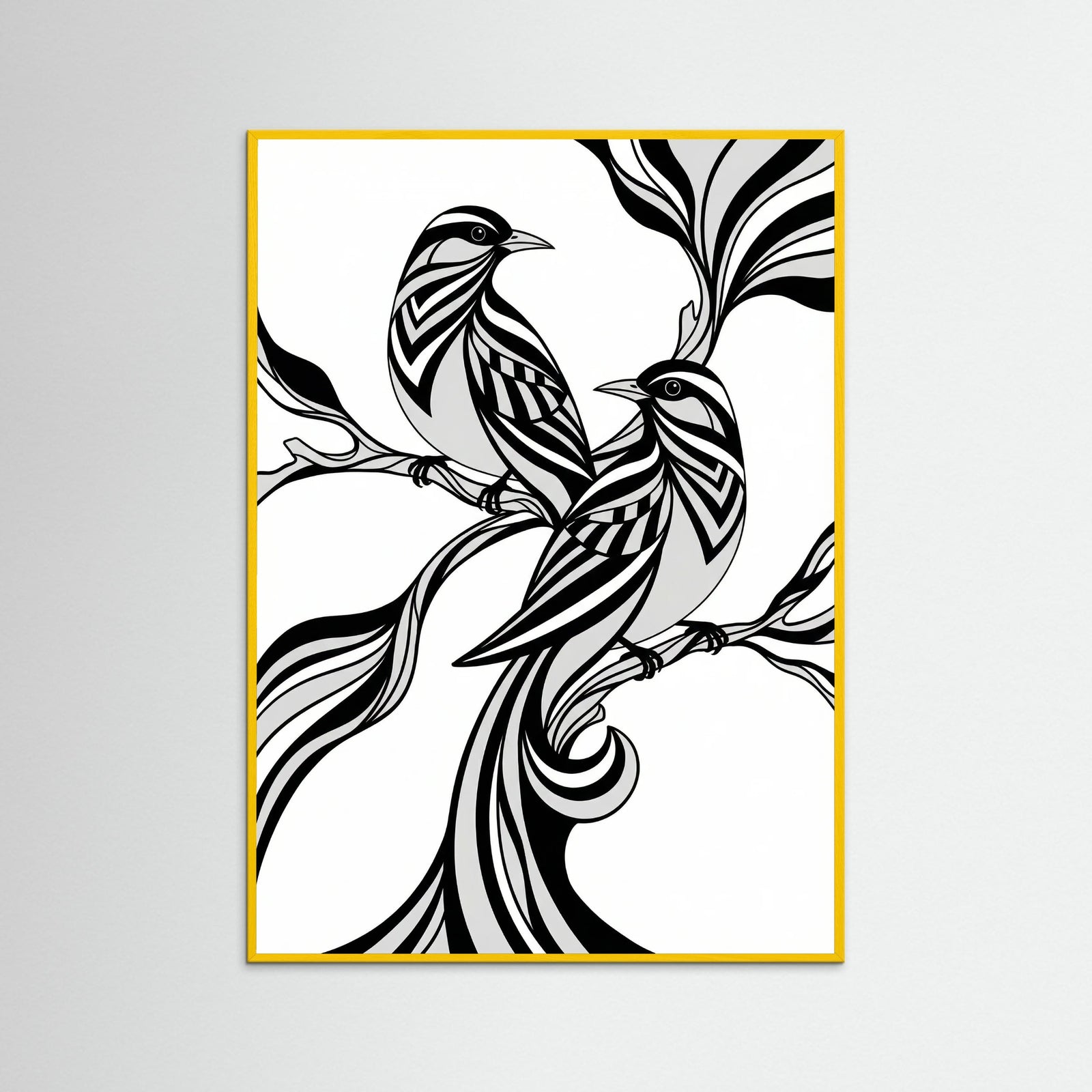 Yellow Wood Graceful Stripes