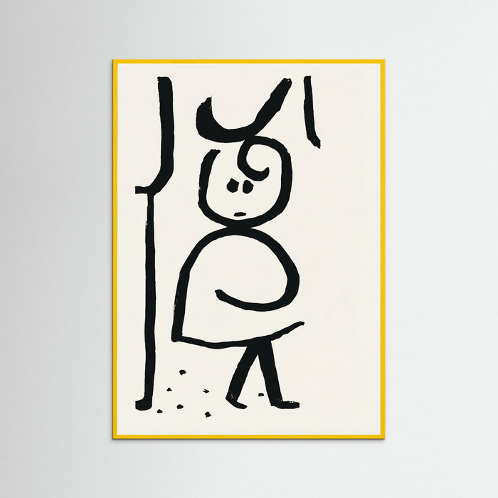 Yellow Wood Graphic Contemplation