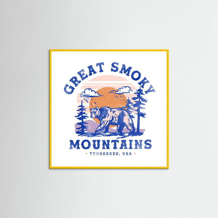 Yellow Wood Great Smoky Mountains National Park Tennessee Poster