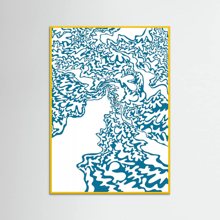 Affiche Great surf waves – affiche et impression d’art