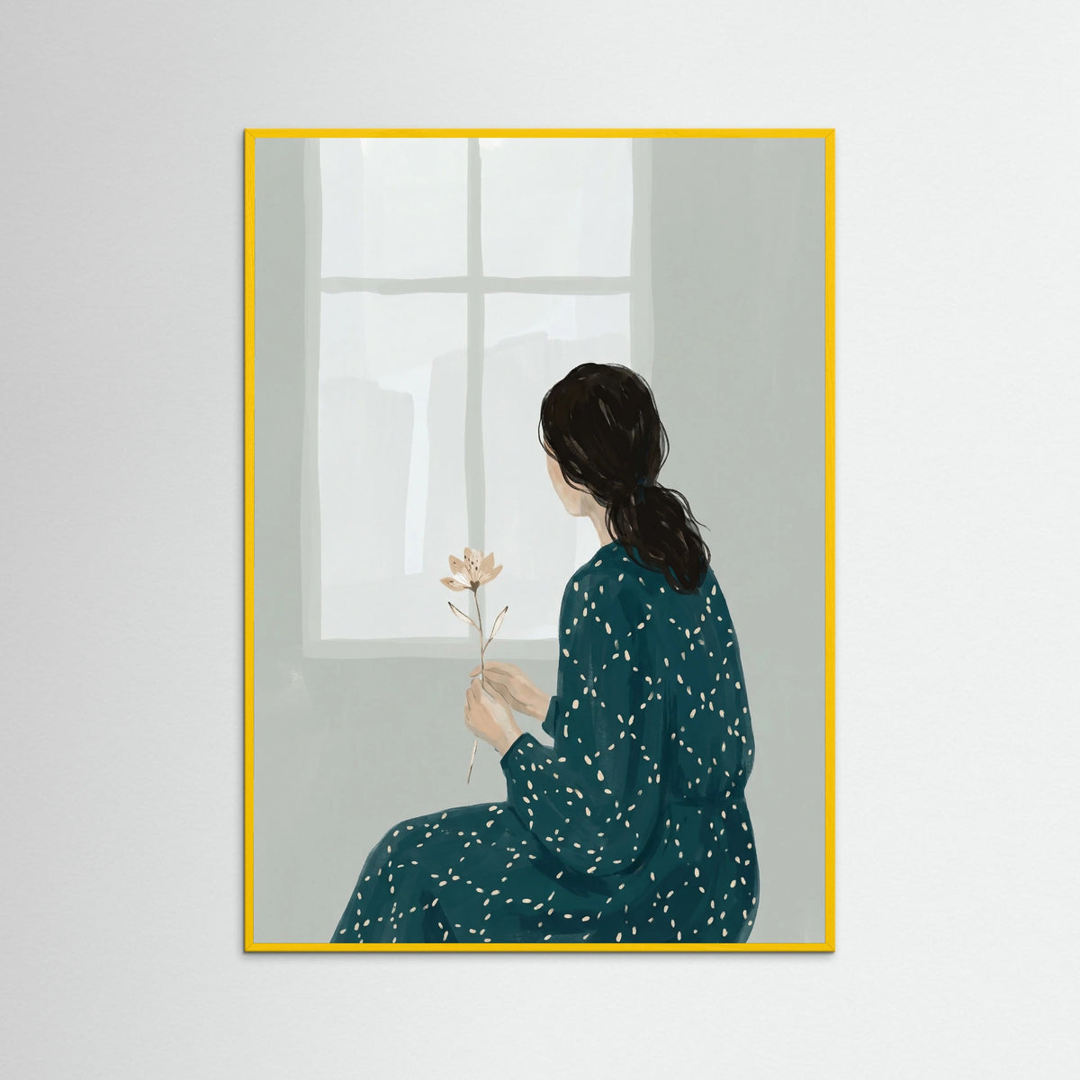 Yellow Wood Green Contemplation