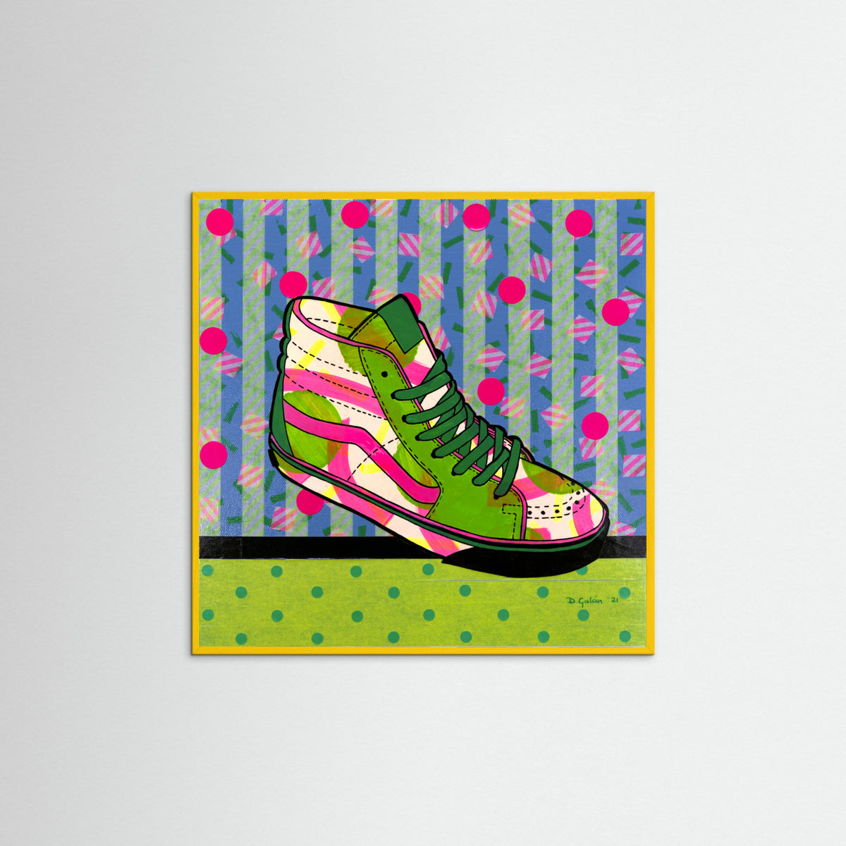 Yellow Wood Green Fantasy Poster