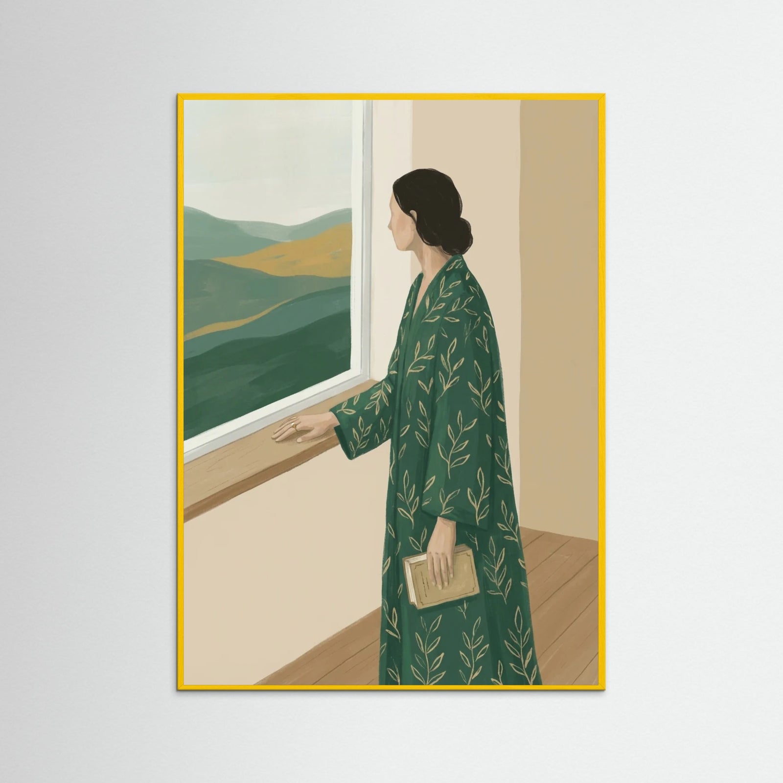 Yellow Wood Green Solitude