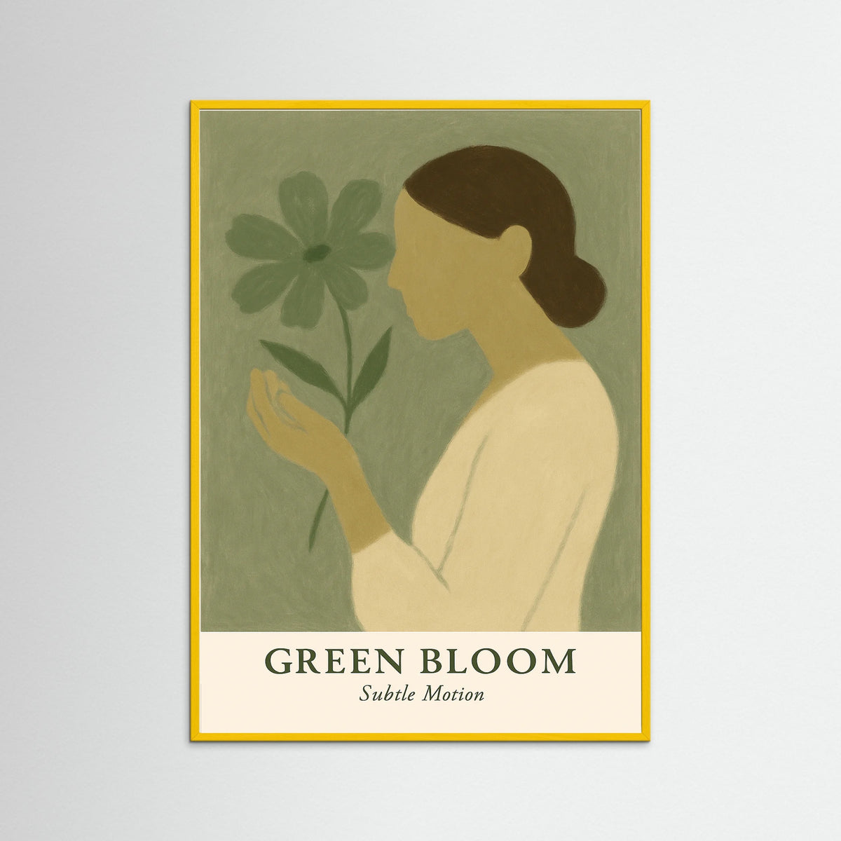 Yellow Wood Green bloom