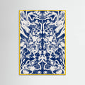 Póster Groovy Ultramarine Abstract – póster e impresión artística