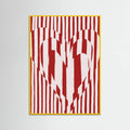 Heart in Stripes Poster – poster and art print