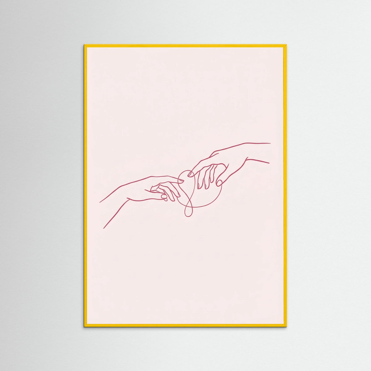 Yellow Wood Heartfelt Message