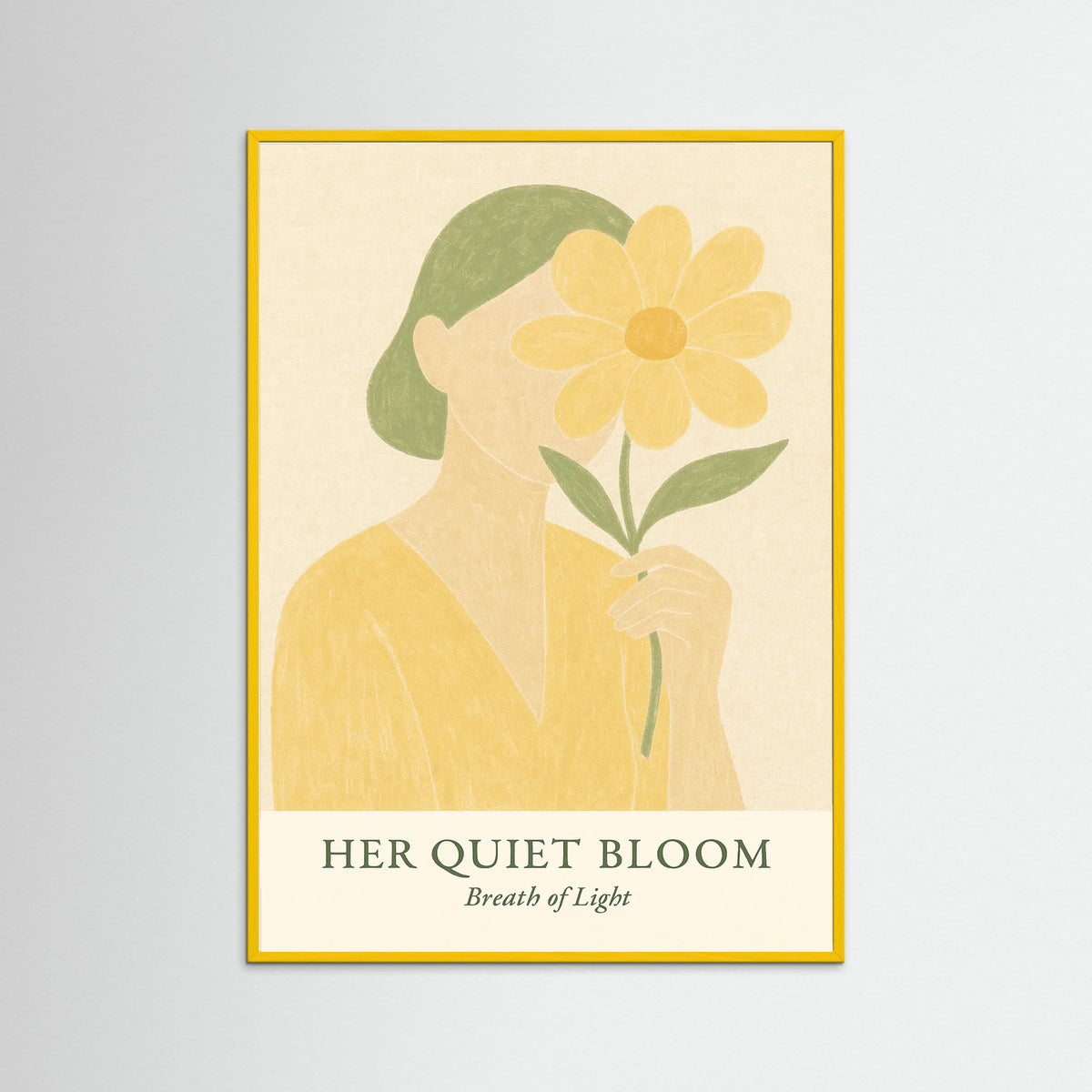Yellow Wood Her quiet bloom