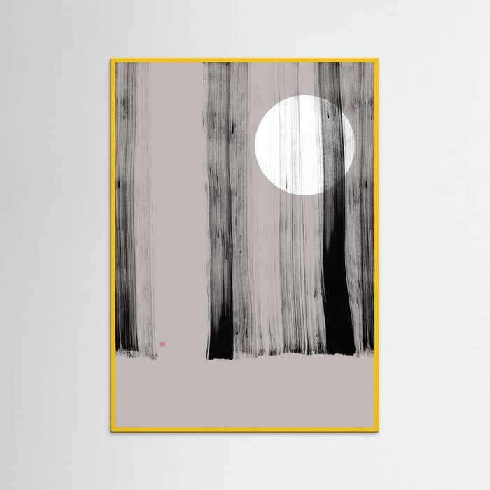Hidden Moon N°1 | Behind the Trees Poster – plakat og kunsttryk