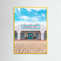 Historic Amargosa Hotel and Opera House in Death Valley Junction, California Poster – poster and art print