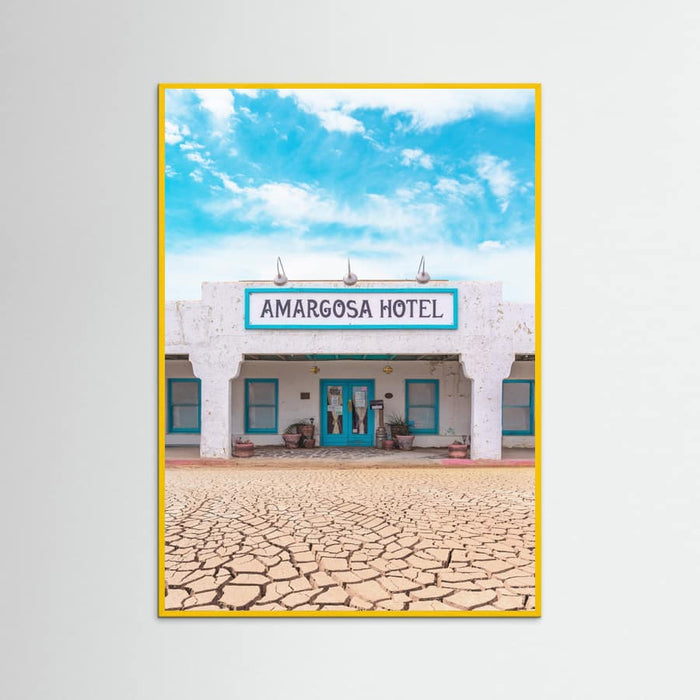 Historic Amargosa Hotel and Opera House in Death Valley Junction, California Poster – poster and art print
