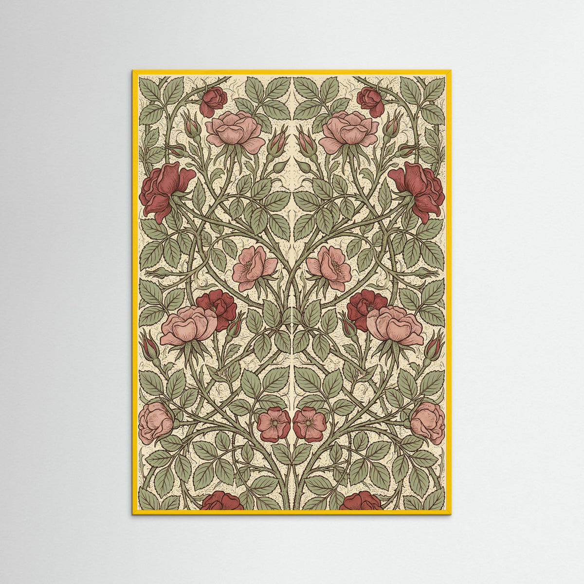 Yellow Wood Honeysuckle Pattern 1876