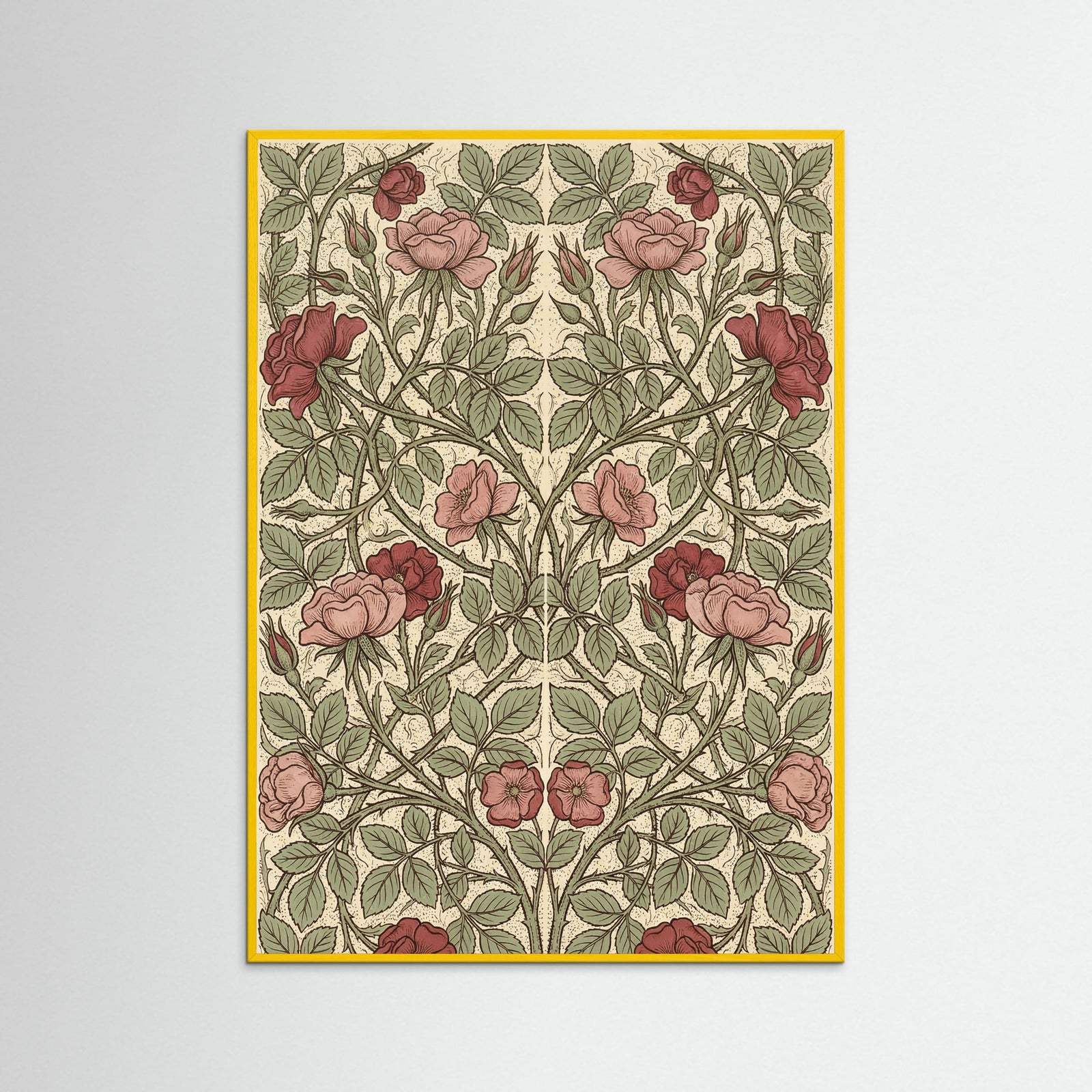 Yellow Wood Honeysuckle Pattern 1876
