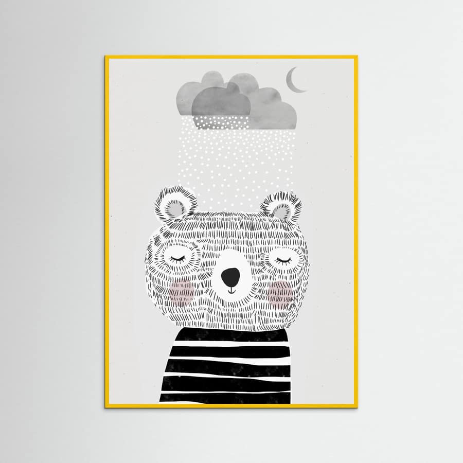 Póster I Love Snow – póster e impresión artística