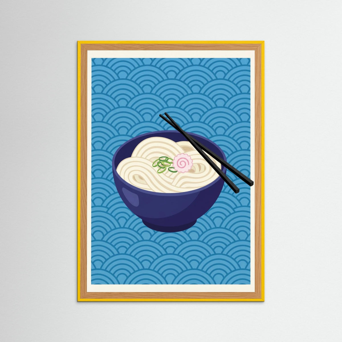 Yellow Wood Iconic Ramen Poster