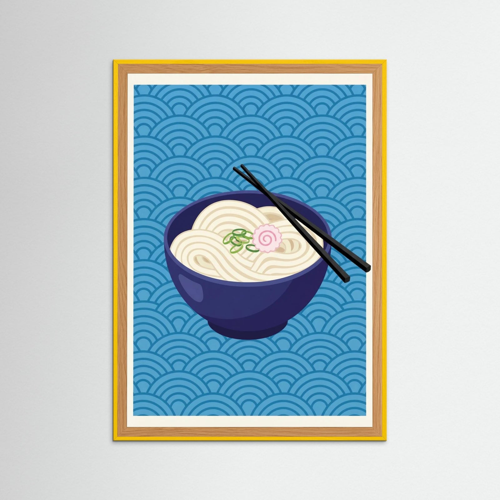 Yellow Wood Iconic Ramen Poster