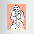 Imaginations (Peach) Poster – plakat og kunsttryk