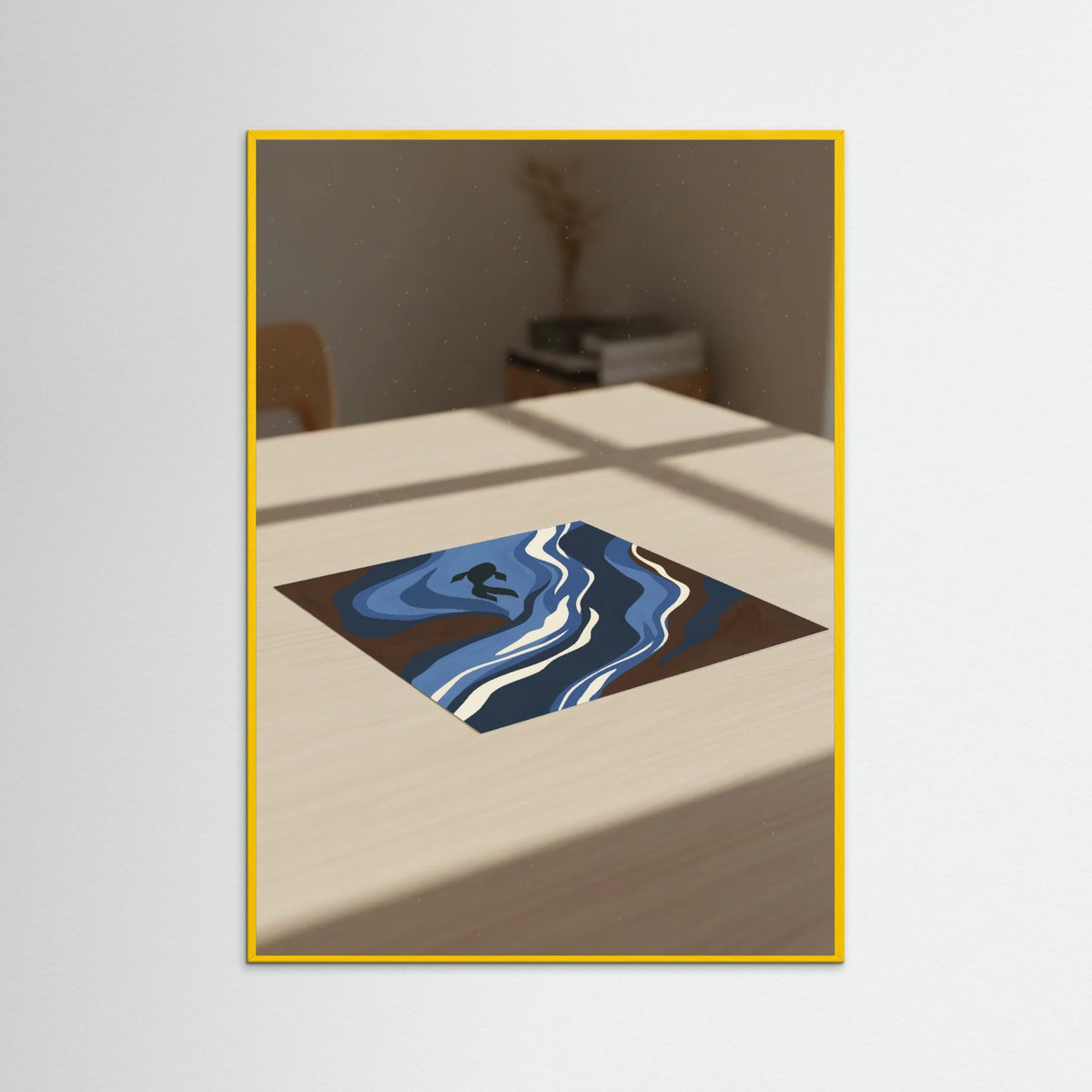 Yellow Wood Indigo Bloom Brown