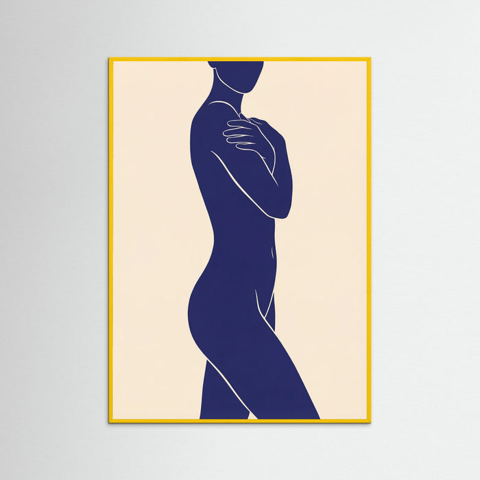 Yellow Wood Indigo Contour