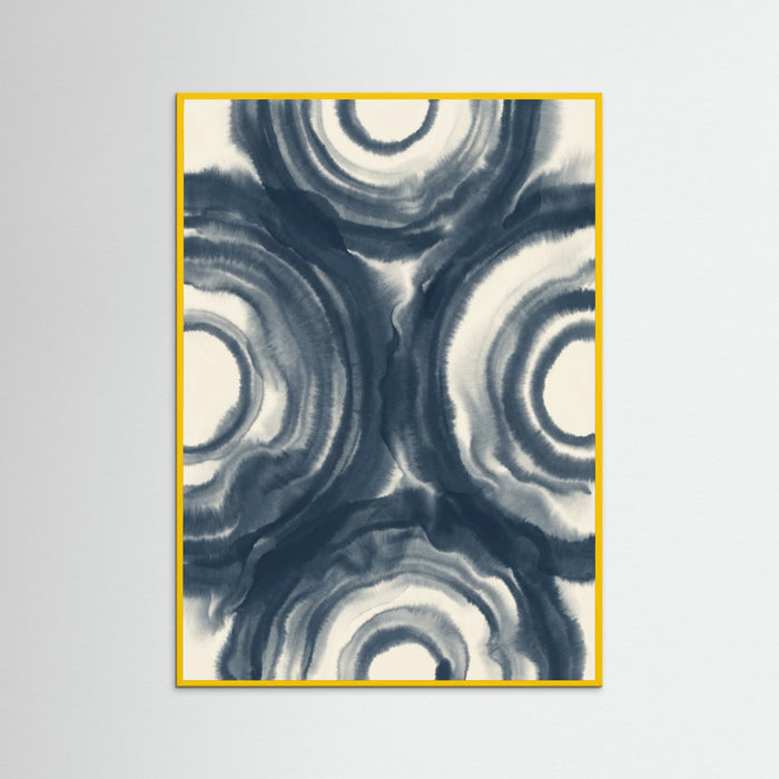 Yellow Wood Indigo Lattice