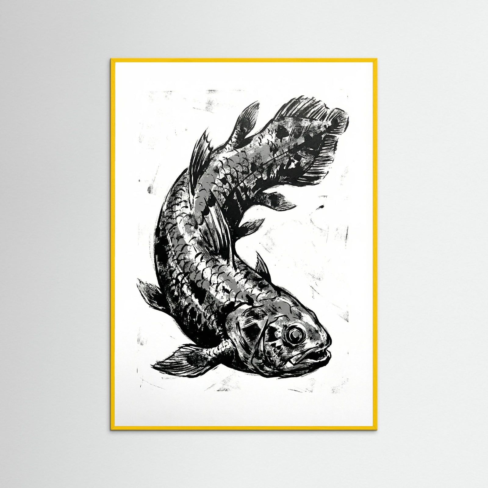 Yellow Wood Ink Bird