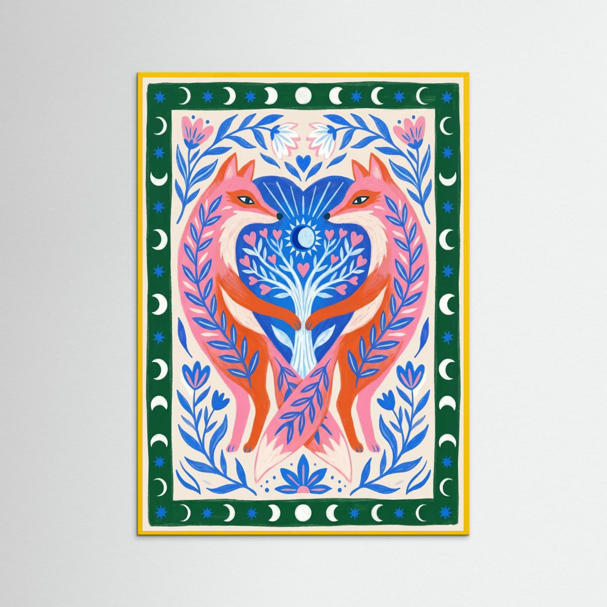 Yellow Wood Intertwined Spirit