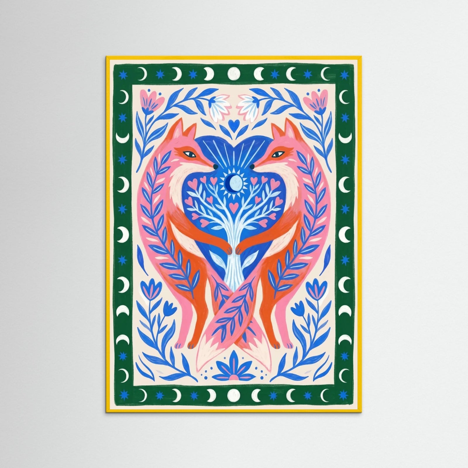 Yellow Wood Intertwined Spirit