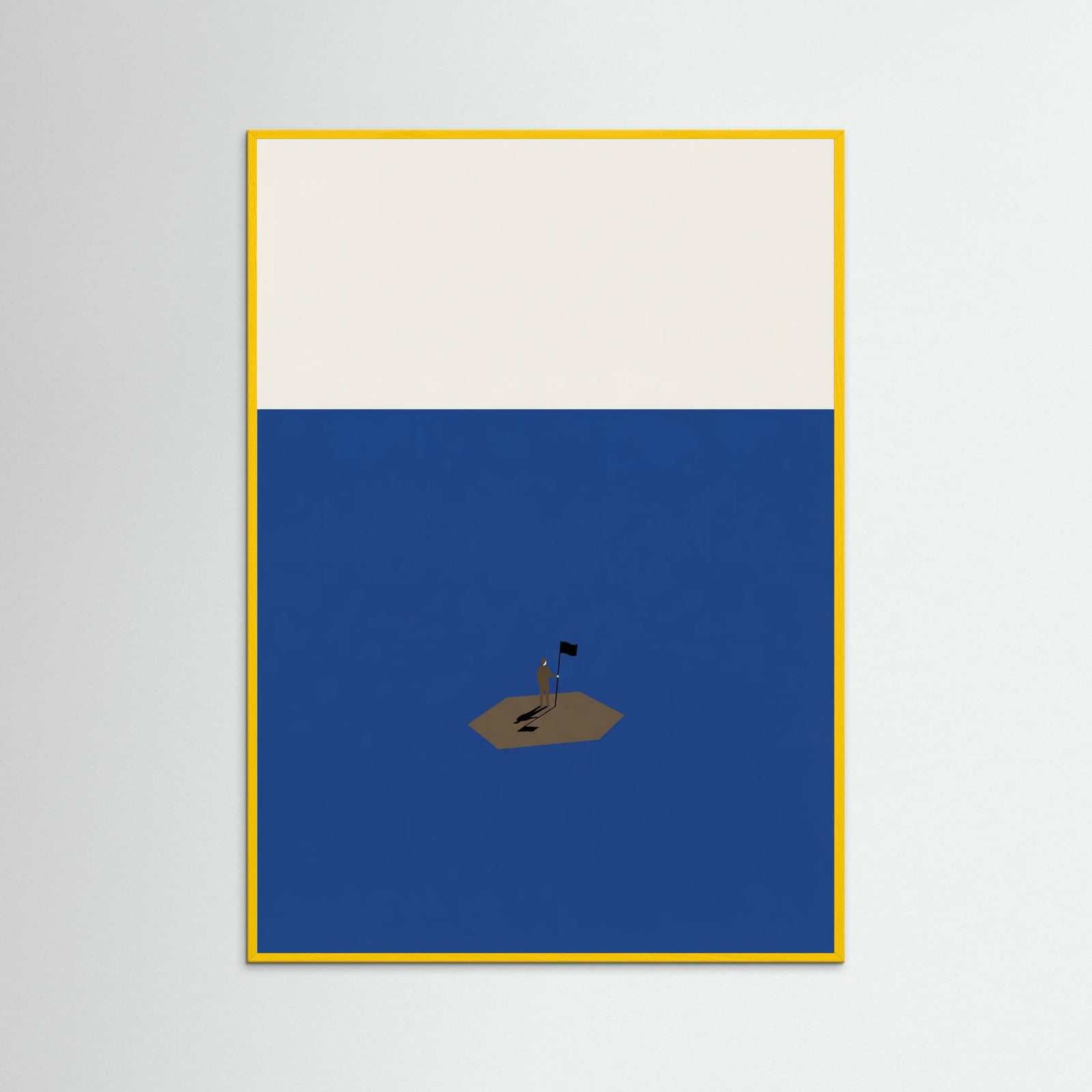 Yellow Wood Isolated Ascent