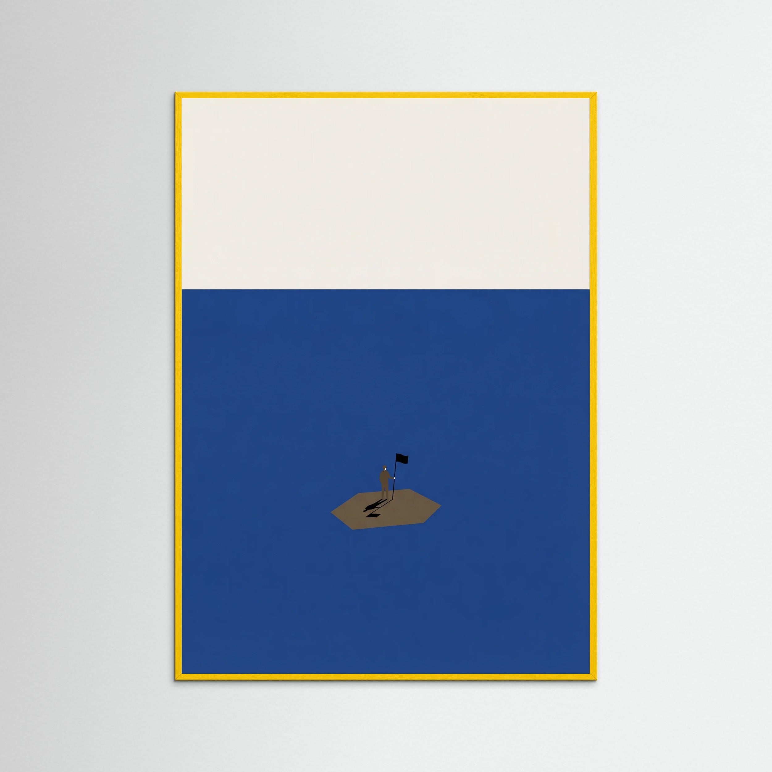 Yellow Wood Isolated Ascent