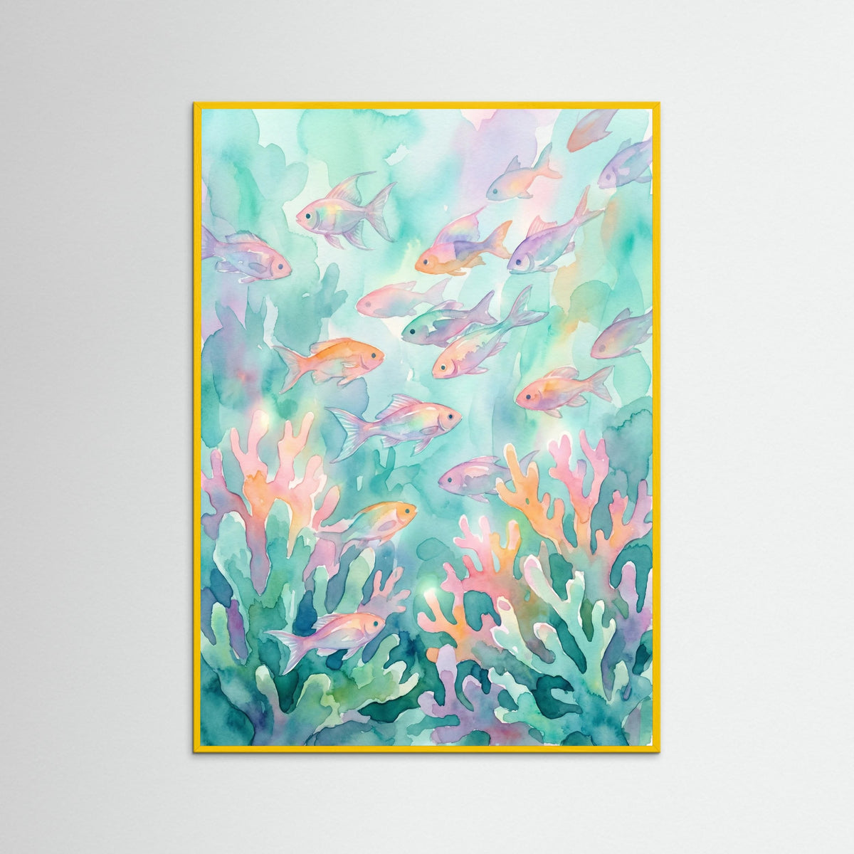 Yellow Wood Jellyfish Bloom