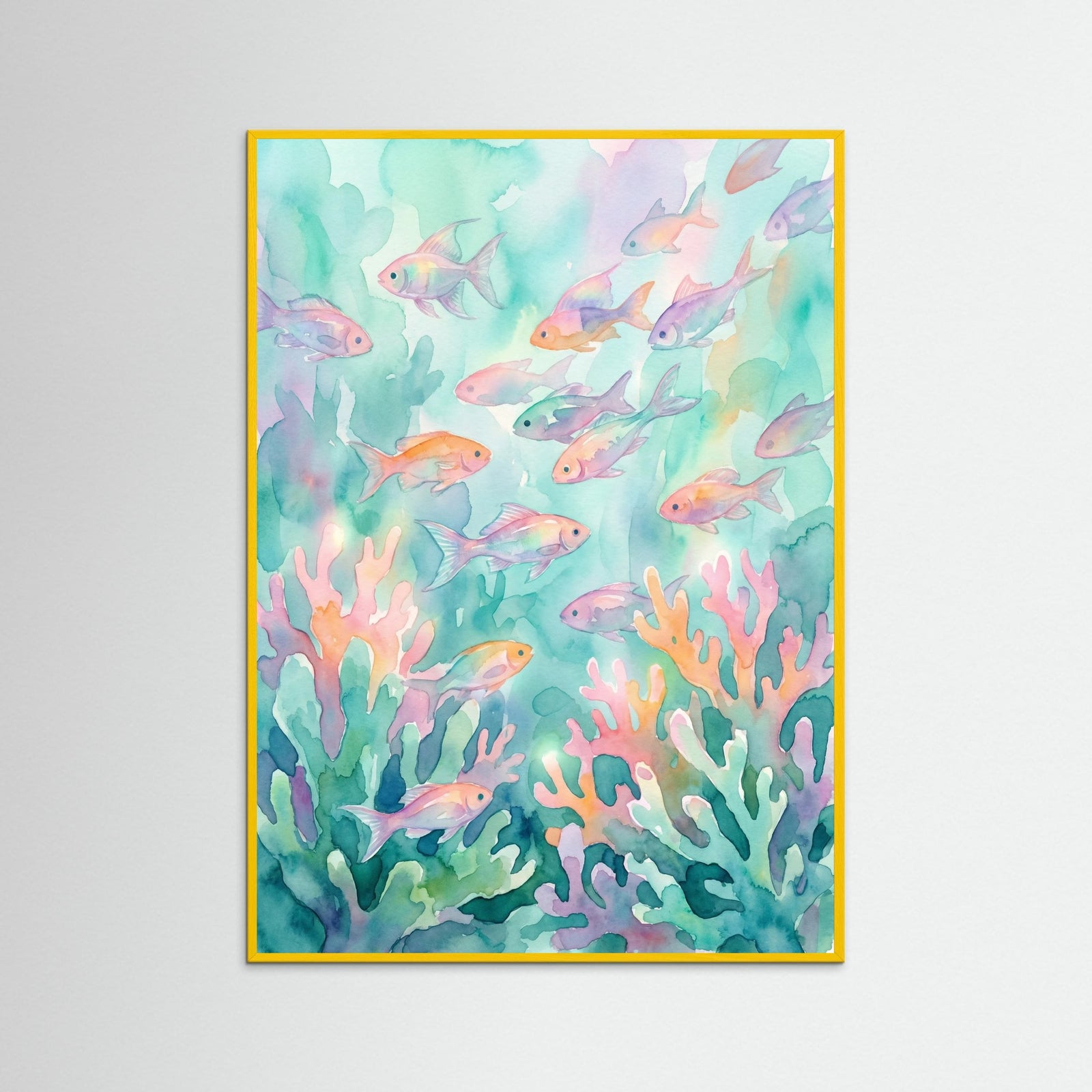 Yellow Wood Jellyfish Bloom