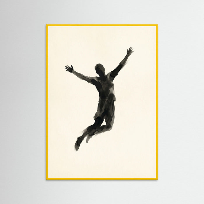 Yellow Wood Joyful Dance Silhouette
