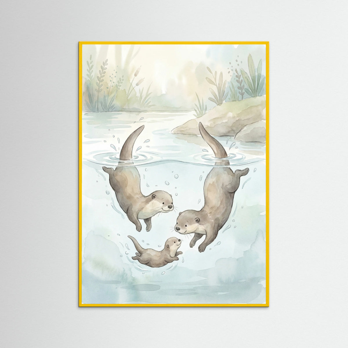 Yellow Wood Joyful Elephant Play