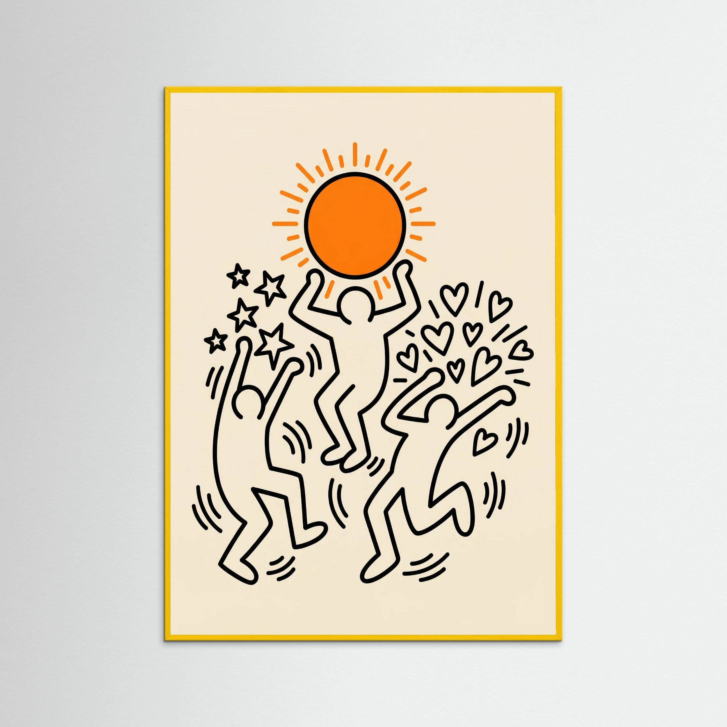 Yellow Wood Joyful Floral Dance