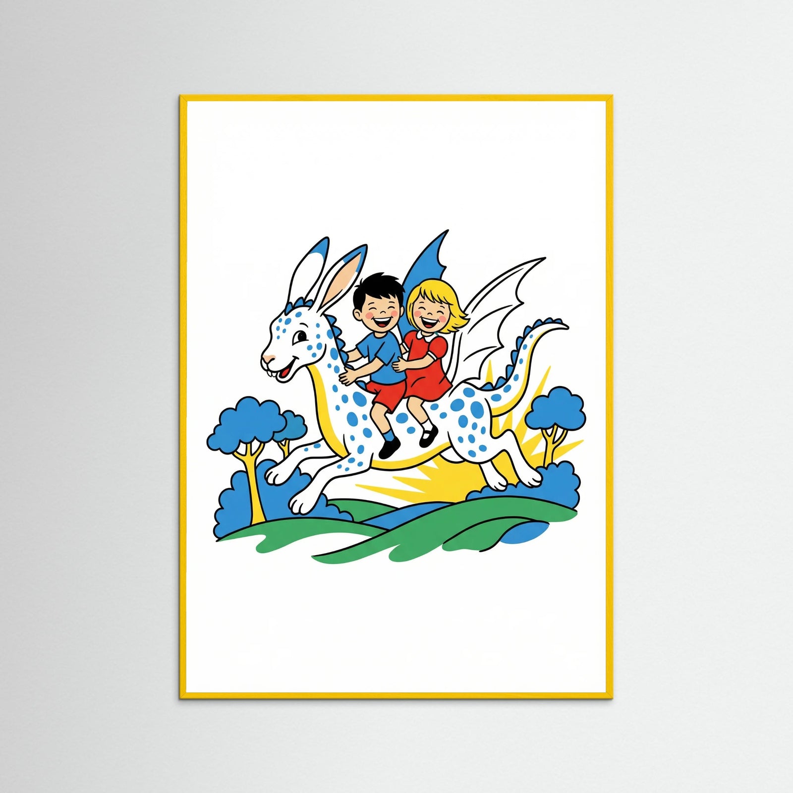 Yellow Wood Joyful Horse Ride