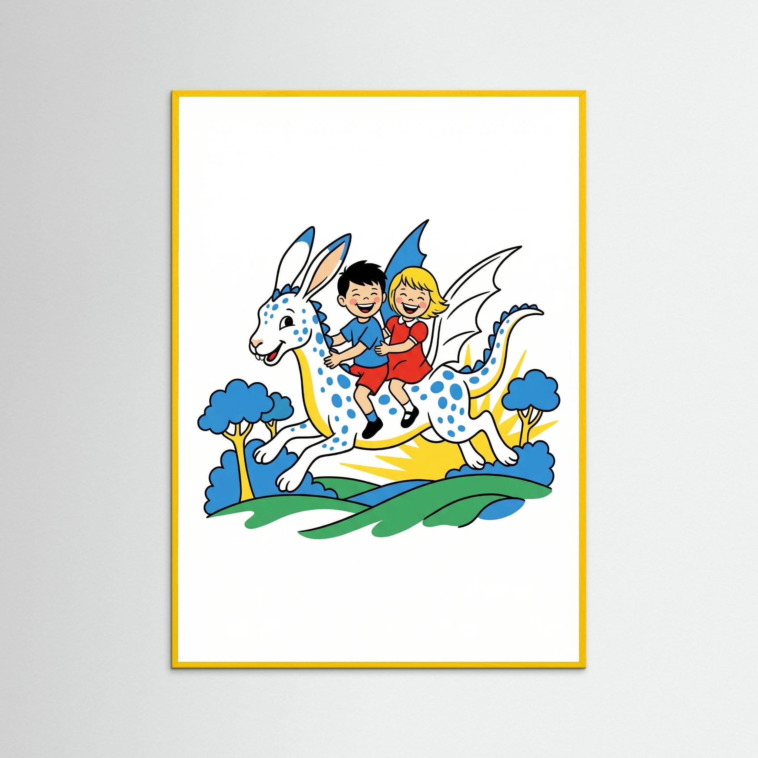 Yellow Wood Joyful Horse Ride